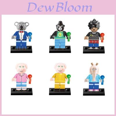 6 stuks Sing 2 Bouwstenen Figuren Rosita Meena Speelgoedmodellen Verjaardagscadeau
