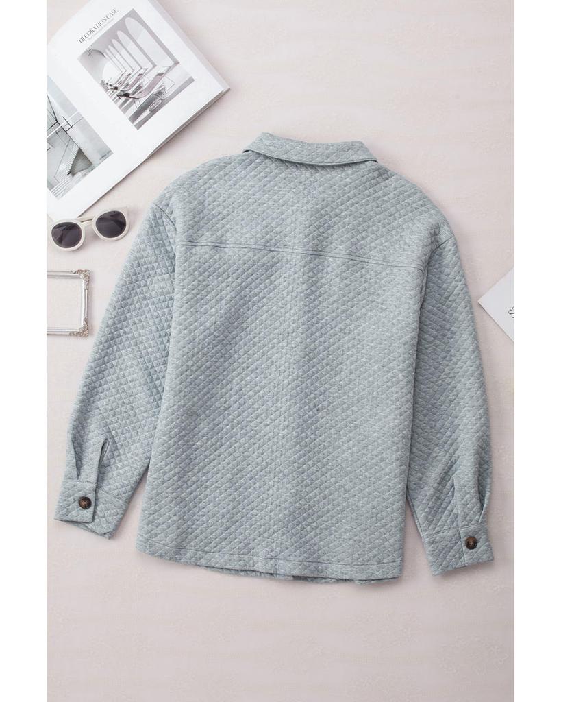 Azura Exchange Retro Flap Pocket Button Shacket