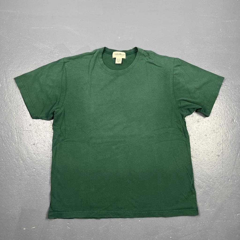 Vintage 90s Eddie Bauer Ανδρικό T-shirt Πράσινο Μεγάλο VTG Gorp Core Casual Εξωτερικού Χώρου