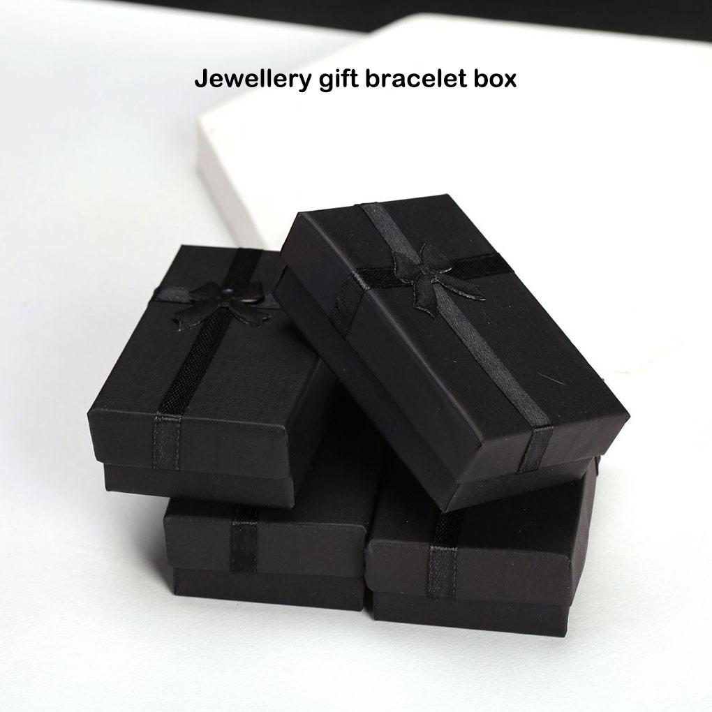 Jewelry Boxes Paper Package Display For Necklaces Bracelets Bangles Packing Jewelries Self-Assembly Wedding Party Present