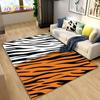 3D Stripe Tiger Print Pattern Area Rug Large,Carpet Rug for Living Room Bedroom Kitchen Doormat Decoration, Non-slip Floor Mat