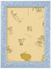 Tenyo In Puzzle Frame for Art Figure 108 Pearl Blue X Gold Braided 3D Character Disney Emblem Hanging and Hook Included (Made Japan) Disney-Exclusive