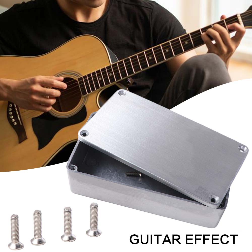 Aluminum Effects Pedal Enclosure with Screws Guitar Effect Cases  Musical Instrument