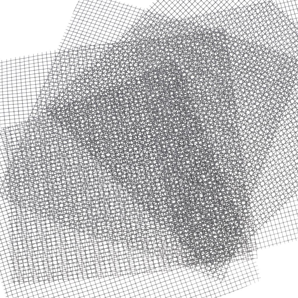 50 Pcs Square Flower Pot Mesh Bottom Hole Gasket Anti-leakage Succulent Plant Thin 10*10cm Pieces (black) Flowerpot Pads