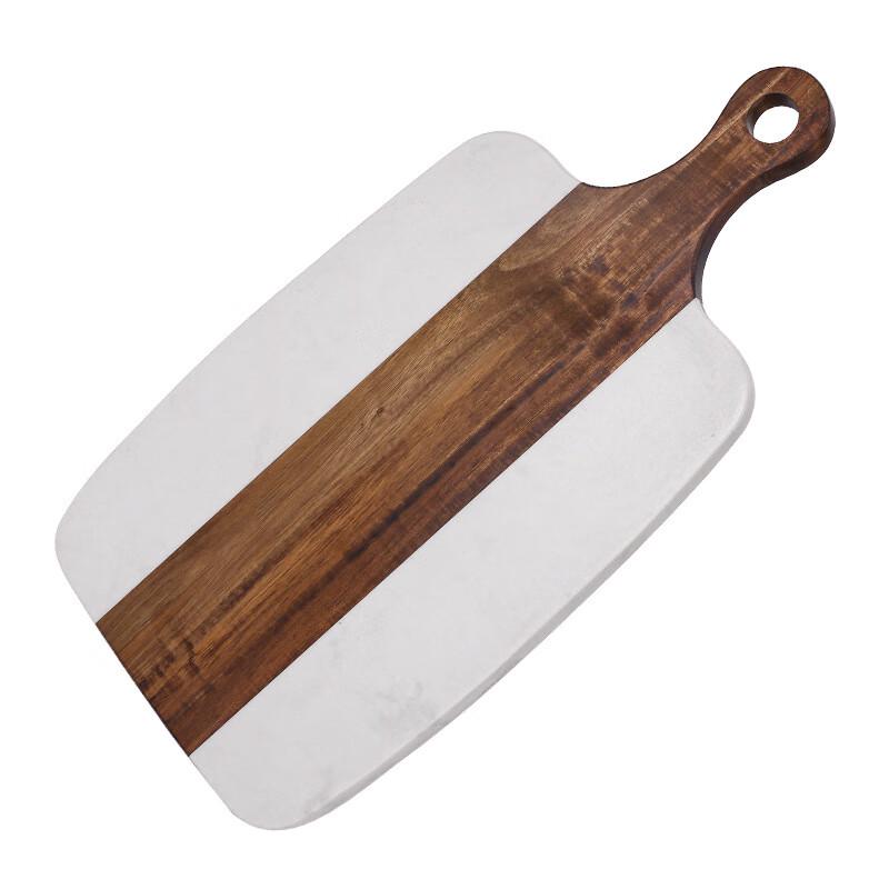 Marble & Acacia Wood Cutting Board