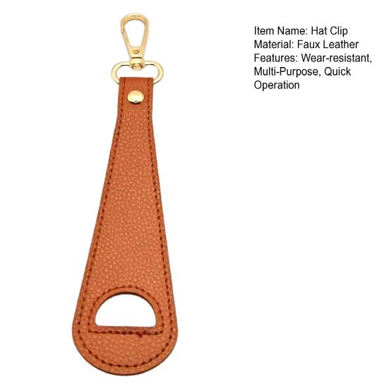 Travel Hat Clip on Bag Hands-Free Bag Backpack Hat Holder Baseball Cap Hanger Strap for Hanging