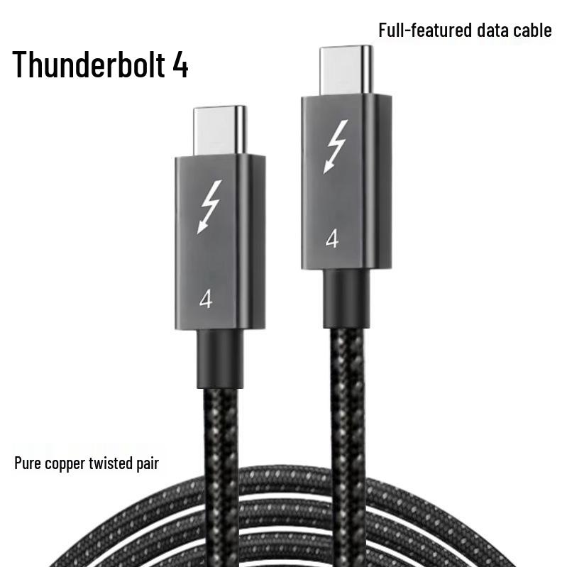 Thunderbolt 5 240W USB-C Cable: 80Gbps Data Transfer, USB4/Thunderbolt 4, Fast Charging for Mobile Devices