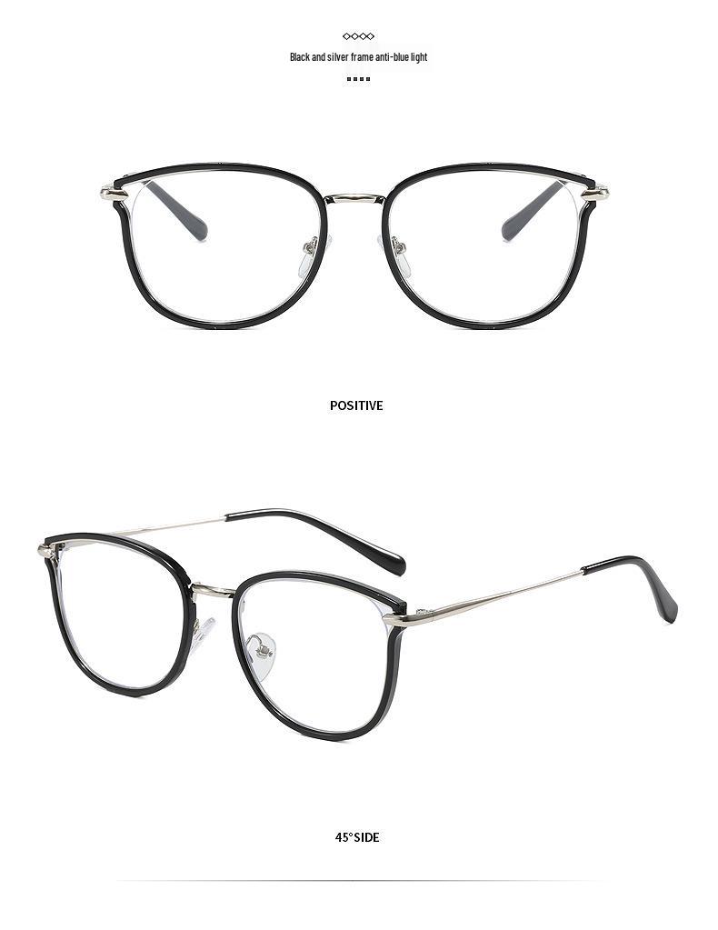 2025 Cat-Eye Metal Sunglasses: Trendy Unisex Large Frame, European & American Street Style (Model 9441)