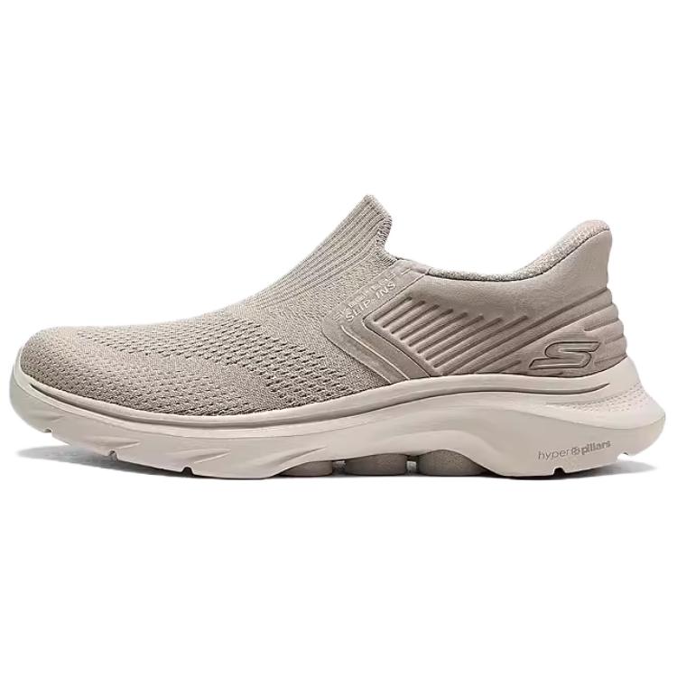 Skechers Women s GO WALK Low Top Casual Shoes Women s Taupe 36 серо-коричневый