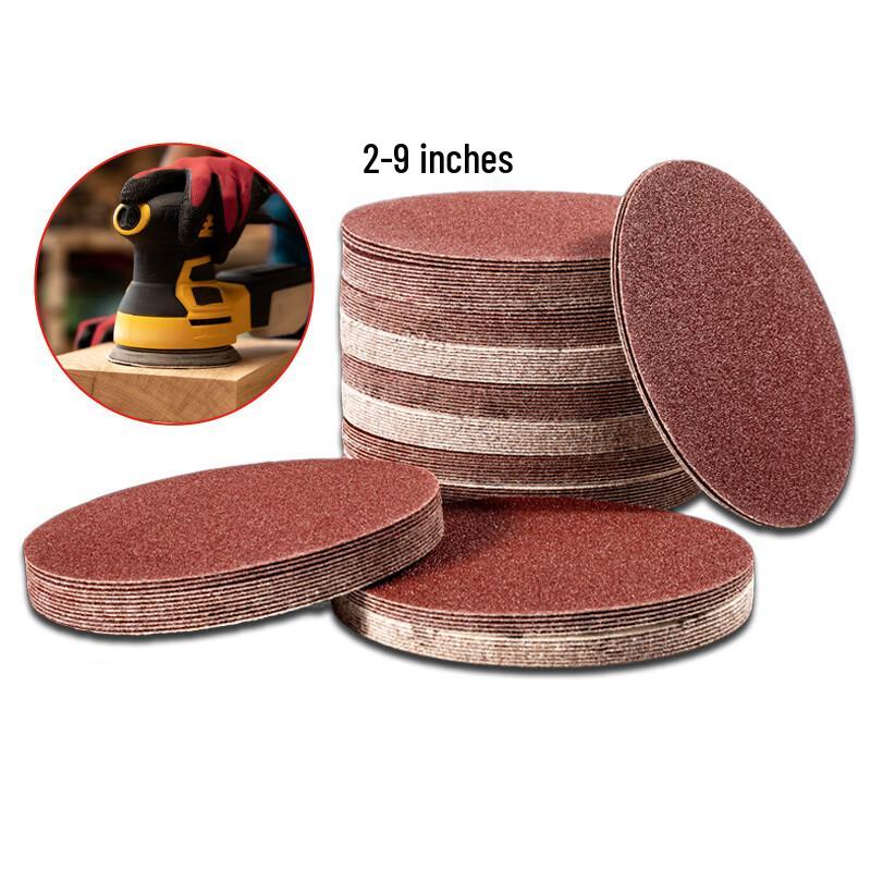 Qiqian Flocked Red Sandpaper for Wood and Metal Polishing