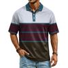 Men's Casual Quick Dry Mesh Polo Shirt Golf Shirt Breathable Lightweight Sport Tee with Button Placket and Short Sleeves