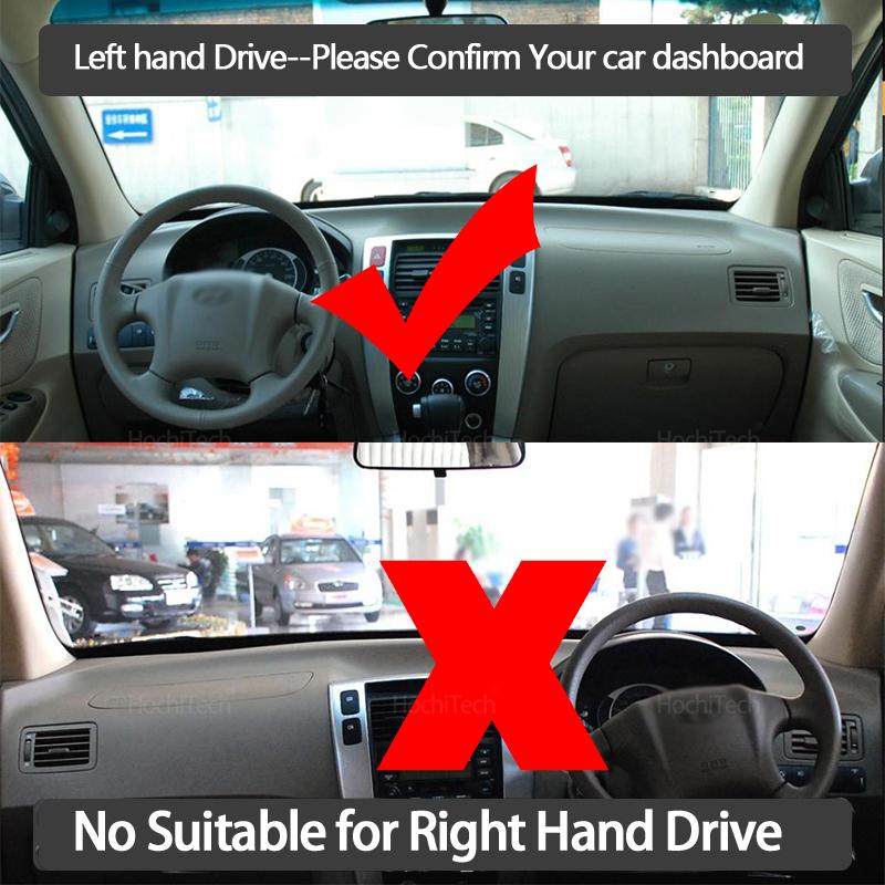 For Hyundai Tucson 2005 2006 2007 2008 2009 JM Soluto Anti-Slip Dashboard Cover Protective Pad Car Accessories Sunshade Carpet