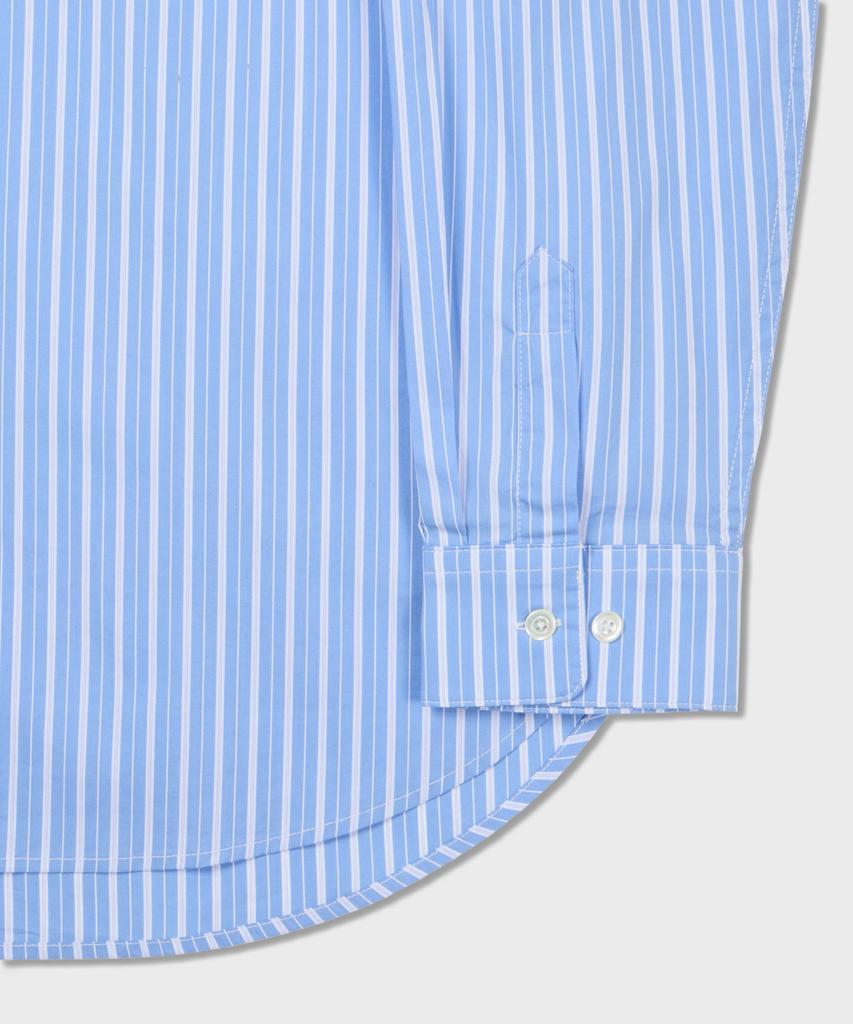 AMFEAST Oliver Striped Shirt Blue