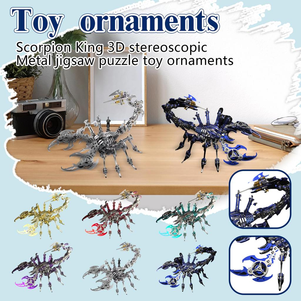 Corpion Scorpion 3D Metal Assembly Model High Difficulty Handmade DIY Gift
