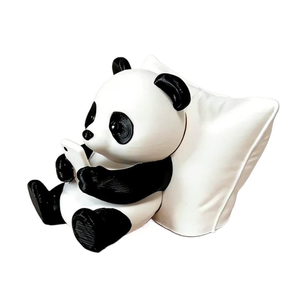 Cartoon Panda Ornament Auto Ornament Huisdecoratie Auto Dashboard Paasdecoratie Ornament Geschikt Voor Bureau Ornament black