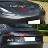 1 szt. ABS dla Tesla Model 3 Model Y Samochód Przednia Pokrywa Maski Logo Emblemat Naklejka Stylizacja Nadwozie Samochodu Tylna Klapa Bagażnika Odznaka Akcesoria
