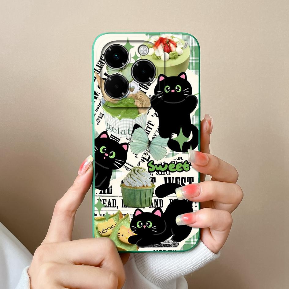 Pouzdro pro Infinix Hot 50 Pro Plus 50i Note 40X Smart 9 Zero 40 4G 5G Měkký kryt Malý květinový vzor Silikon Odolný protiskluzový Pro Infinix Nové pouzdro