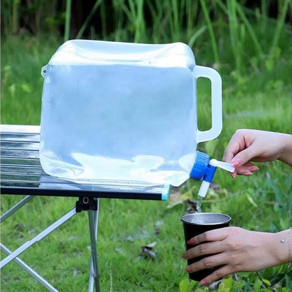 5-20L Collapsible Bucket Leakproof Outdoor Water Container Foldable Water Canister  Outdoor