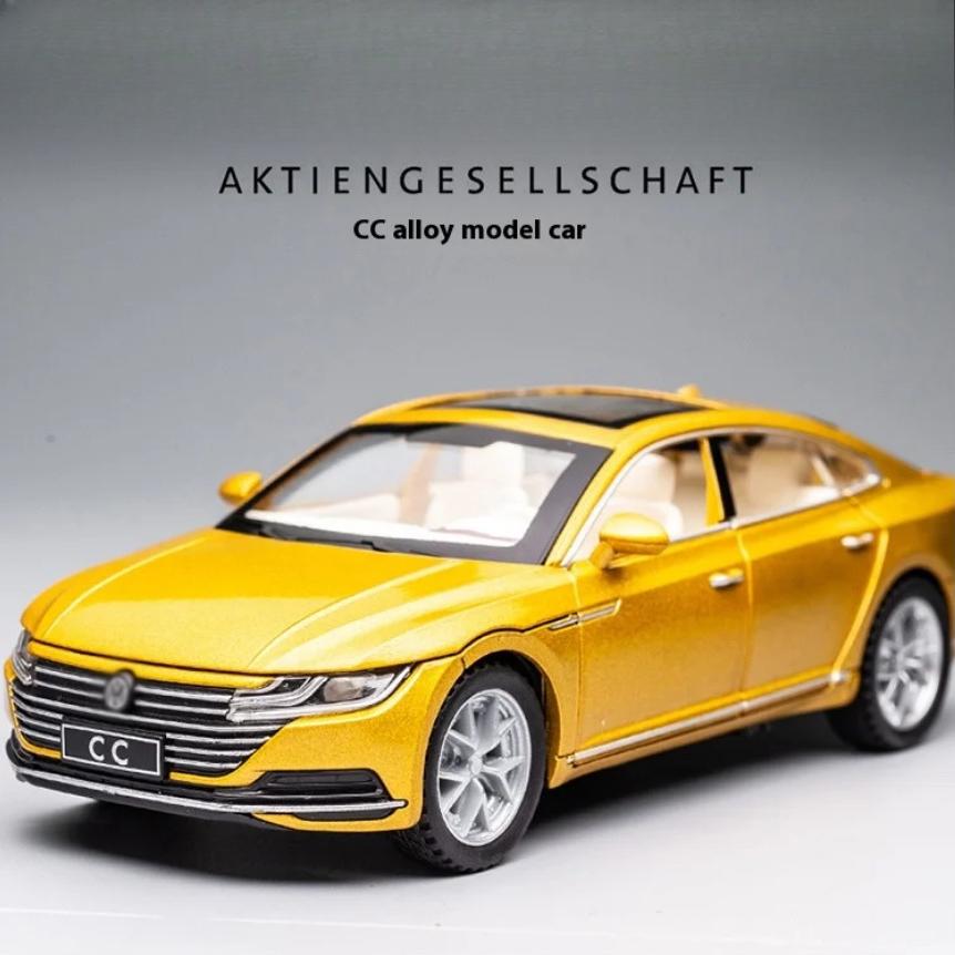 1/32 Scale Alloy Toy Car Model CC with Sound & Light, Retro Pull-Back Action - Authentic Replica for Kids & Collectors