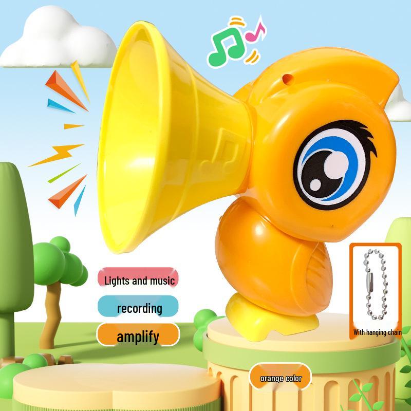 

Big Mouth Bird Kids Recording Megaphone Toy: Music, Lights, Fun Speaker Pendant