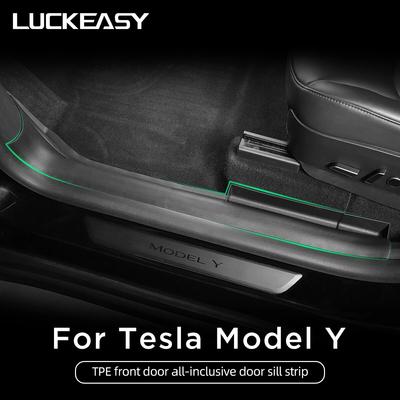Rear Trunk Threshold Bumper For Tesla Model 3 Y Door Sill Guard Protector Cover Tail Box Anti-scratch Accessories Modification