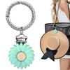 Versatile Keychain Bag Decoration Daisy Hat Clip Silicone Travel Accessory for Attaching Hat to Bag or Suitcase