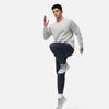 Li-Ning Fitness Séria Jednofarebná Mikina s Logom Pánska mikina Zmiešaná Farba Chuan-Stone-Gray AWDT433-3