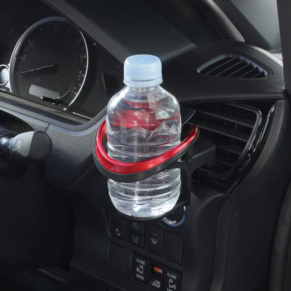 Tsuchiya Yac PF-355 Car Accessories Drink Holder Universal Drink Holder Black Red