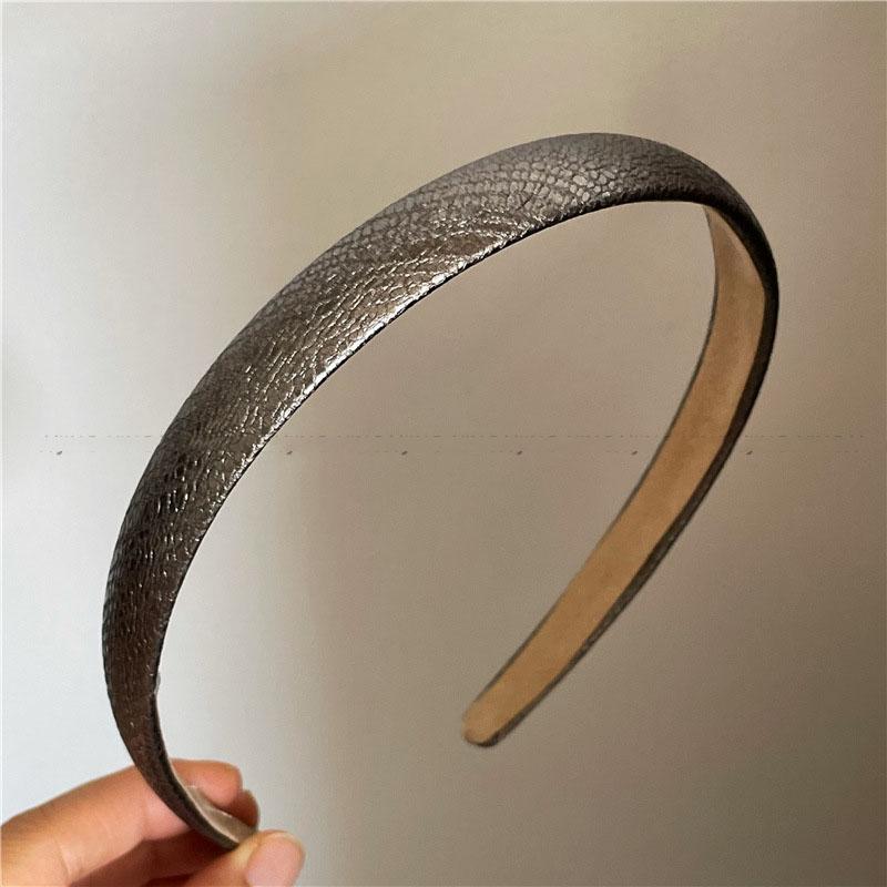 2pc Good Quality PU Headband Minimalist and Versatile Advanced Hair Bands Women Girls Hair Accessories