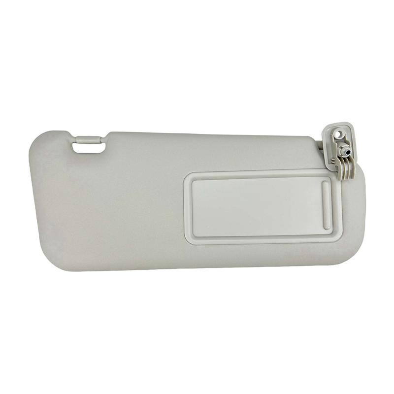 Authentic Front Sun Visor Panel Interior Sunvisor Makeup Mirror For Mazda 3 Sedan Hatchback 2010 - 2013 Gray Right