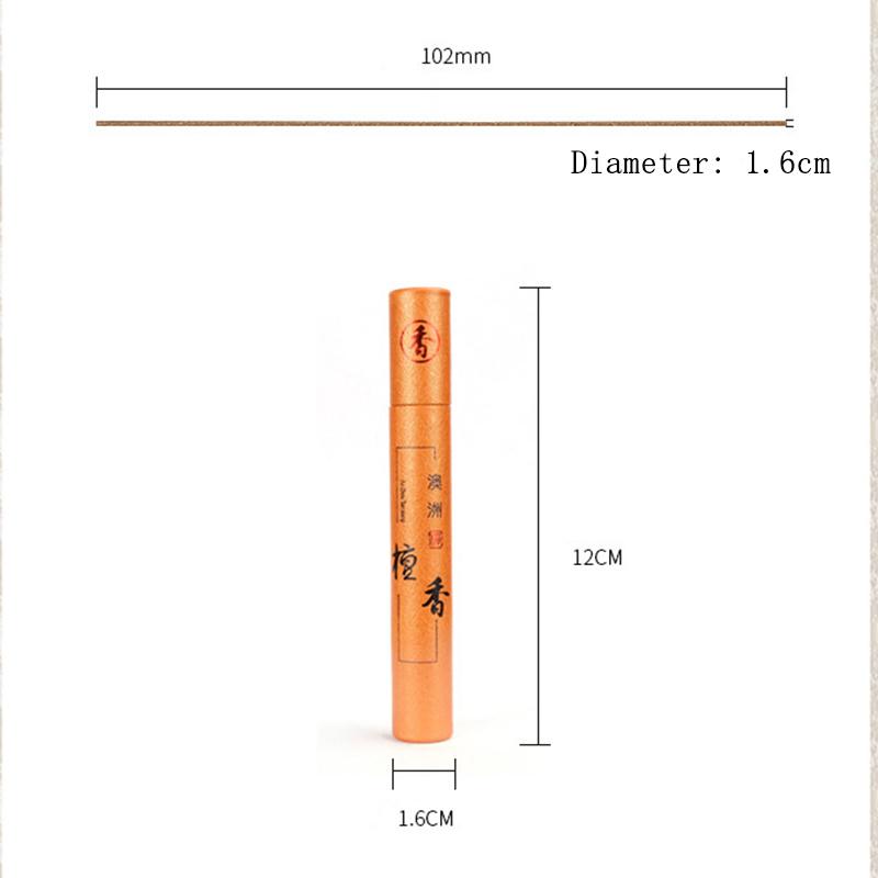 10.5cm Short Sandalwood Agarwood Incense Sticks - Long-lasting Natural Handmade Fragrance for Meditation, Yoga, Home, Zen Temple