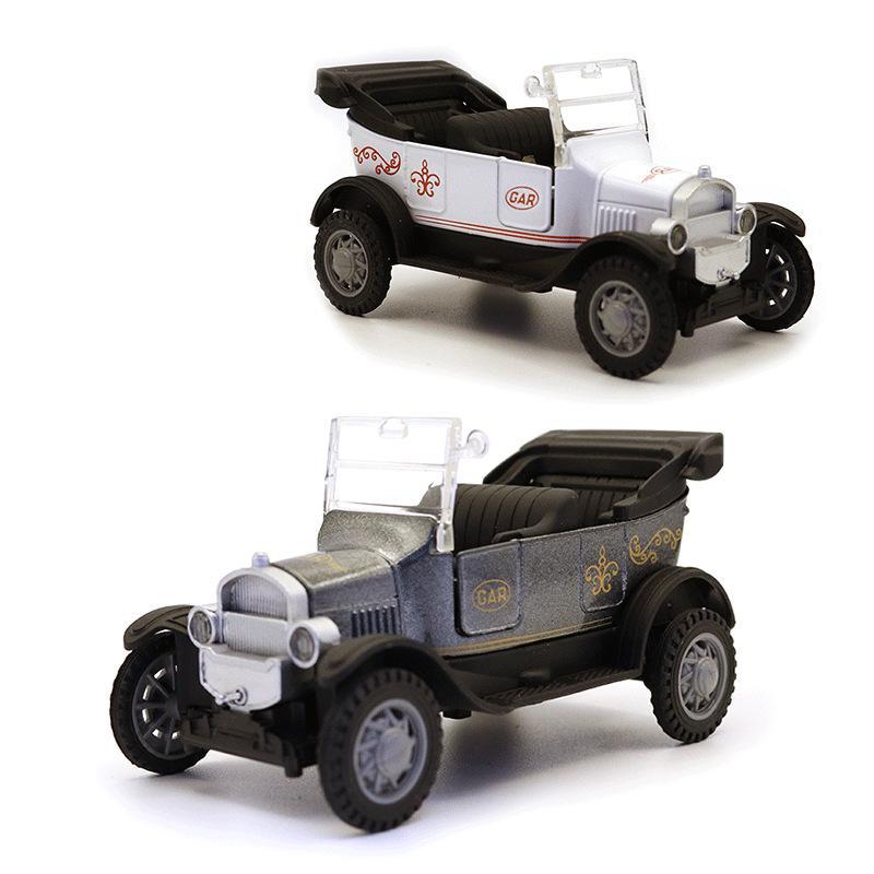 1Pcs Miniature Vehicle Replica 1:32 Alloy Vintage Die-Cast Convertible Classic Car Model Pull Back Car Model For Collection Gift