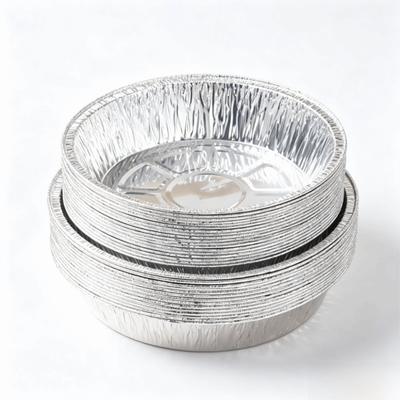50PCS Oil Proof Foil Baking Tin Aluminum Foil Round Pie Pans Pizza Pie Cake Bread Takeout