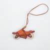 Motorcycle Bag Pendant Faux Leather Mini Motorcycle Backpack Charm Handmade Decorative Keychain Charm Gift