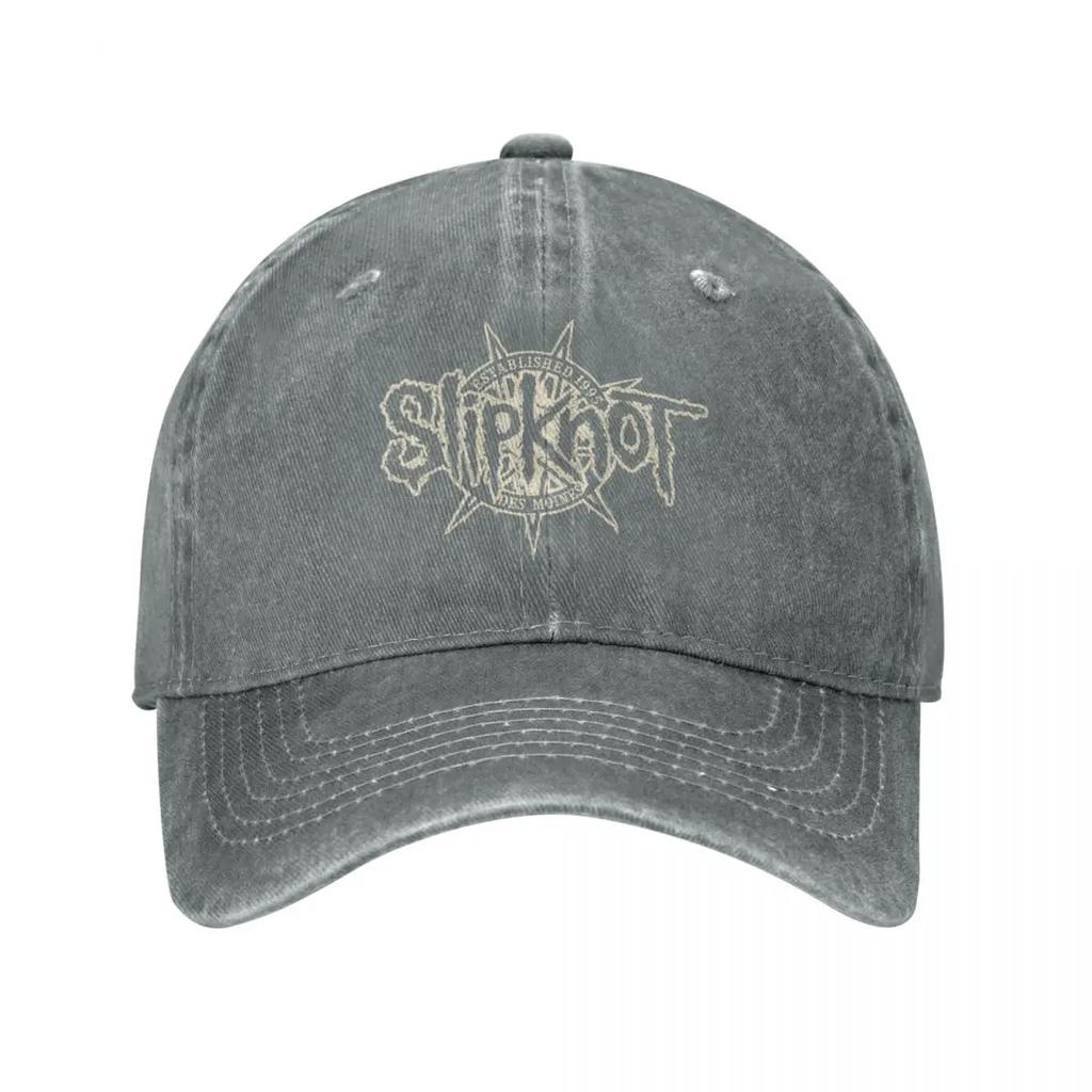 Heavy Mental Rock Music Baseball Cap Vintage Distressed Washed Snapback Hat Running Golf Caps Hat