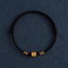Pure Gold 999 Zodiac Red String Bracelet with Luck Beads for Baby's Full Moon or New Year