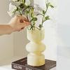 Black Wind Vase for Living Room Flowers Retro Glass Hydroponic Decor Minimalist Luxury