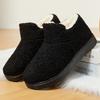 Winter New Cotton Shoes with Plush and Thick Thickness, Soft Soled Cotton Boots for Home Snow Boots
