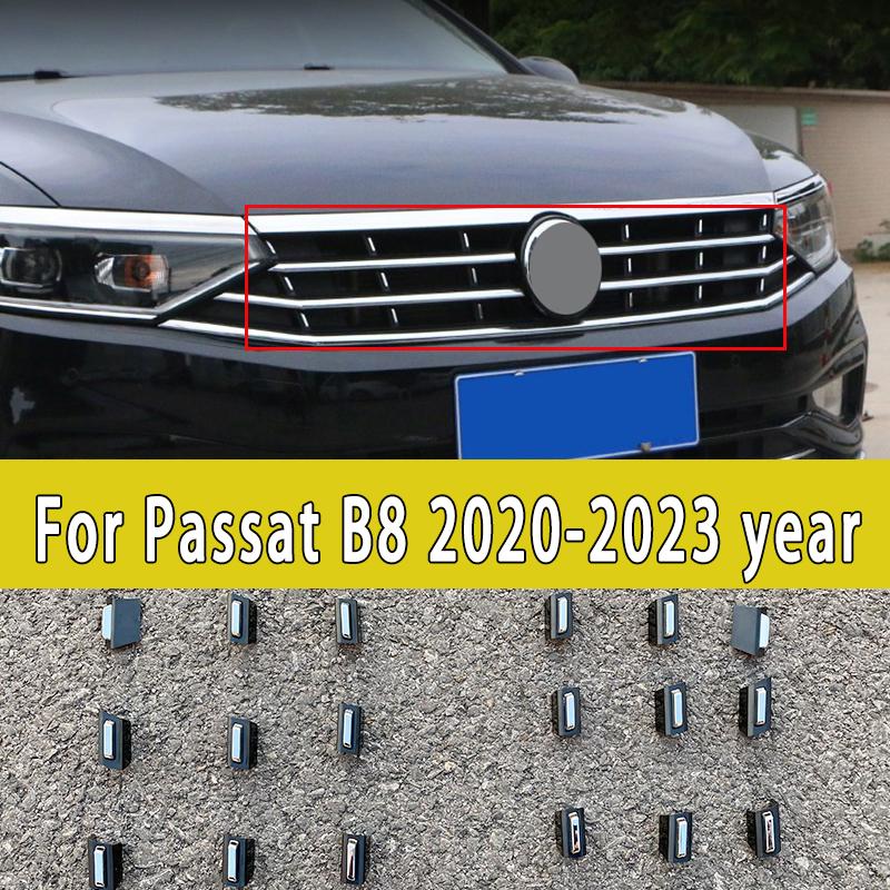 For VW Passat B8.5 Lower Grille Chrome 2019 2020 2021 2022 2023 Passat B8 Front Bumper Grille Decorative Strip Chromium Styling BHY1