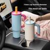 2025 New 1pcs  Female King Cup 304 Stainless Steel Straw Insulated Ice Cup - Thick, Portable Handle Design for Trendy Hydration