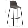 VidaXL Ensemble de Bar 3 pcs Table et Chaises de Pub Meubles de Bistrot Mobilier de Comptoir Jardin Cuisine Restaurant 3051133