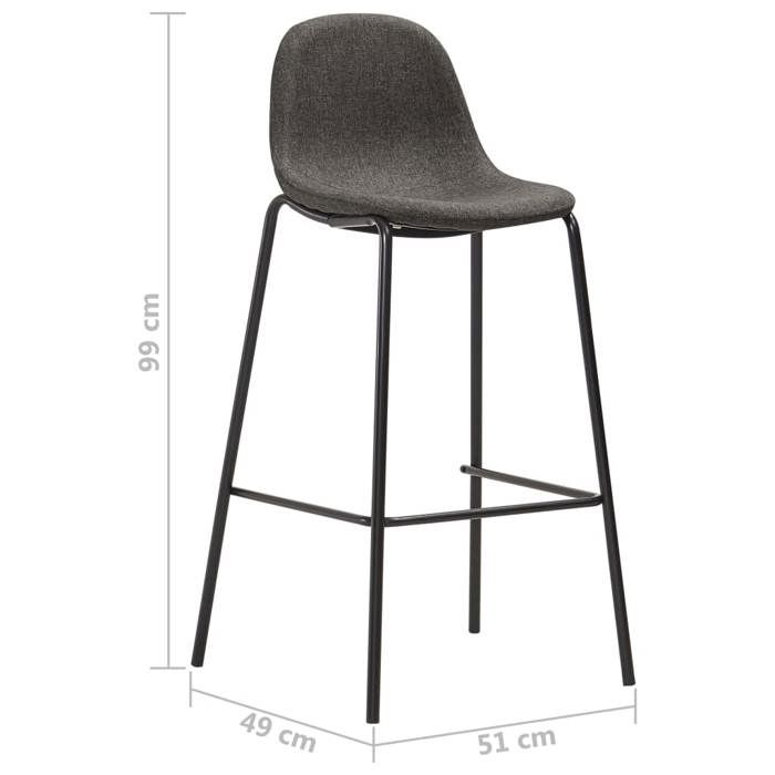 VidaXL Ensemble de Bar 3 pcs Table et Chaises de Pub Meubles de Bistrot Mobilier de Comptoir Jardin Cuisine Restaurant 3051133