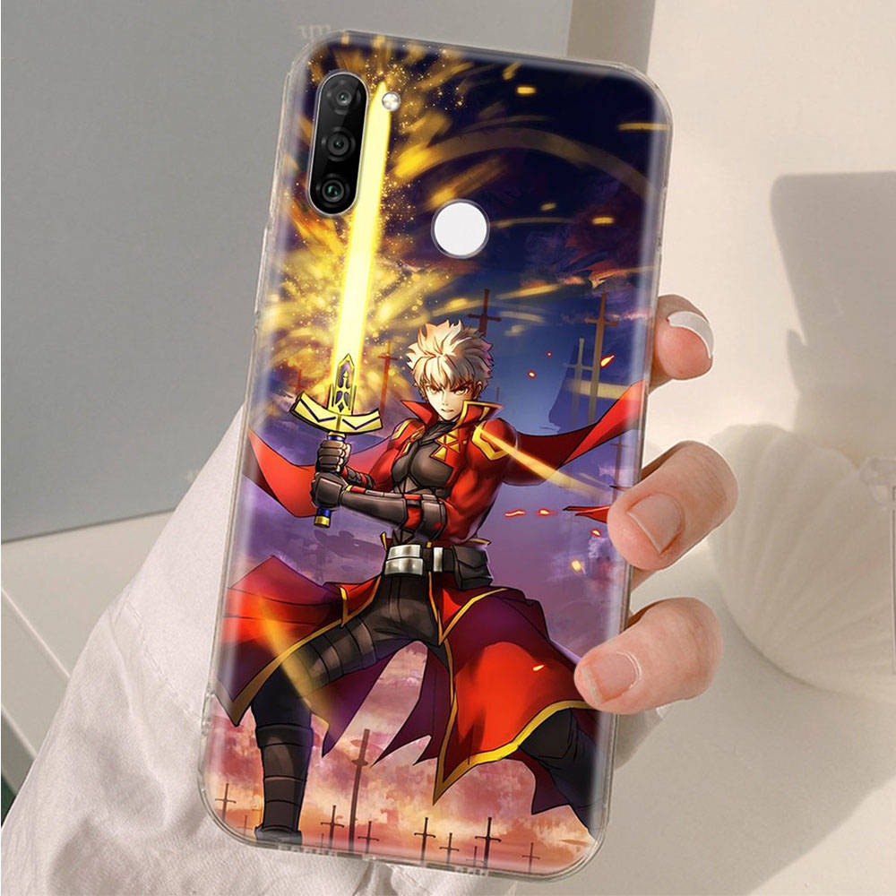 AD100 Fate stay night Klare Hülle für Samsung A04 A14 A23 A34 A54 M23 M33 M52 M53 Realme 10 9 C30S C35 C55 VIVO Y02 Y21 Y33S Y51 X80 V25 Hülle
