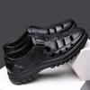 Fashion Men's Summer Sandals Luxury Leather Casual Shoes 2025 Comfortable Outdoor Fashion Sandals Soft Bottom Anti Slip Breathable Shoes