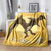 1pc Pterodactyl In Flight Home Decor Blanket, Living Room, Travel, Camping, Car Blankets, Beach