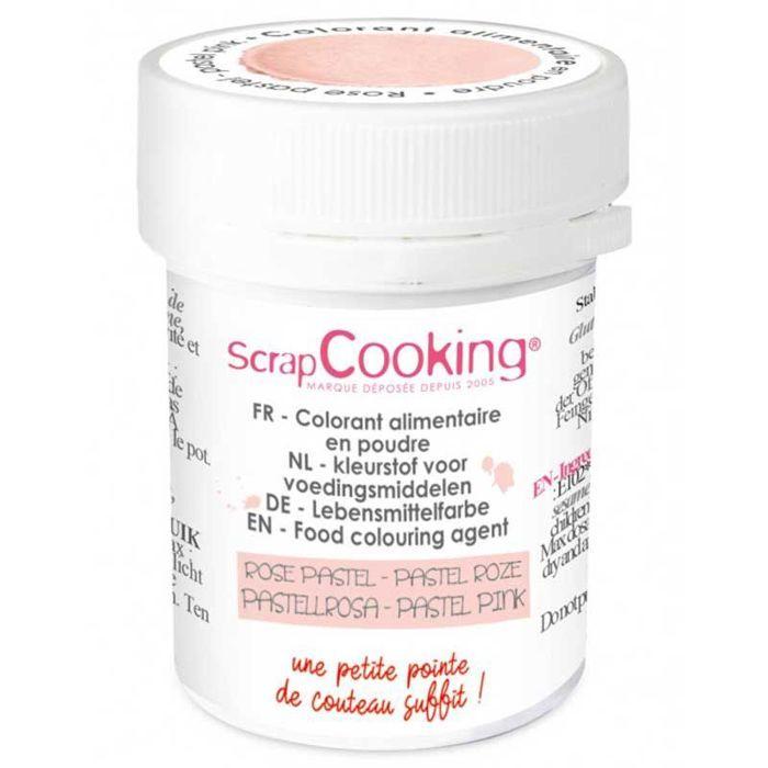 Colorant alimentaire en poudre - SCRAPCOOKING - Pot 5g - Rose pastel