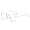 Unisex Ultra-light Titanium Polygonal Glasses Frame with Anti-blue Light for Students 2023 - Model 2417