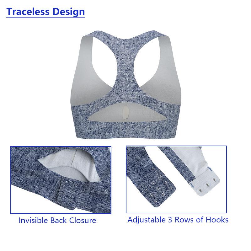 Reggiseno sportivo senza traccia, senza anello in acciaio, comoda tuta da yoga, pettorina staccabile, pantaloncini stringenti in vita XS-XL