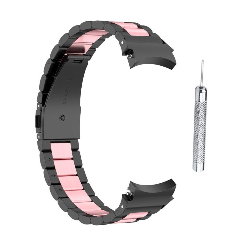 Metal Strap for -Galaxy Watch4/Watch4 Classic Waterproof Durable for Smart Watch Bands Sports Wristband