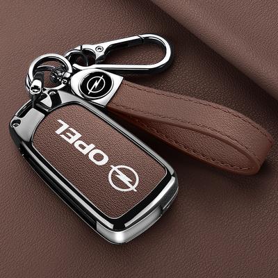 For Vauxhall ADAM Insignia Antara Corsa J D H Kadett GT Car Zinc Alloy Leather Remote Key Case Cover Protective Accessories